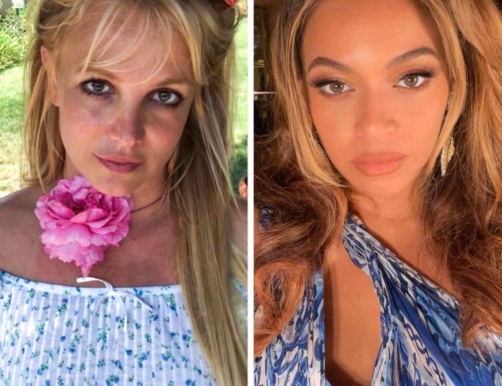 Britney Spears and Beyoncé — 41 years