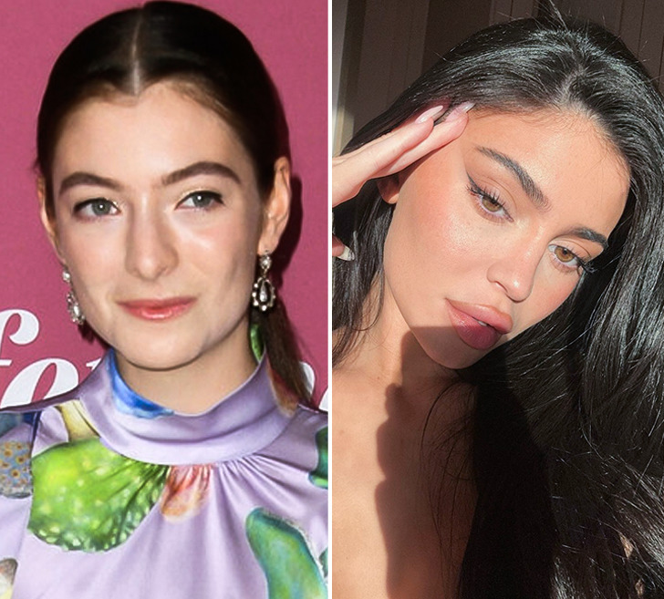 Lorde and Kylie Jenner — 25 years