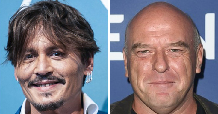 Johnny Depp and Dean Norris — 59 years old