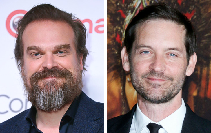 David Harbour and Tobey Maguire — 47 years old