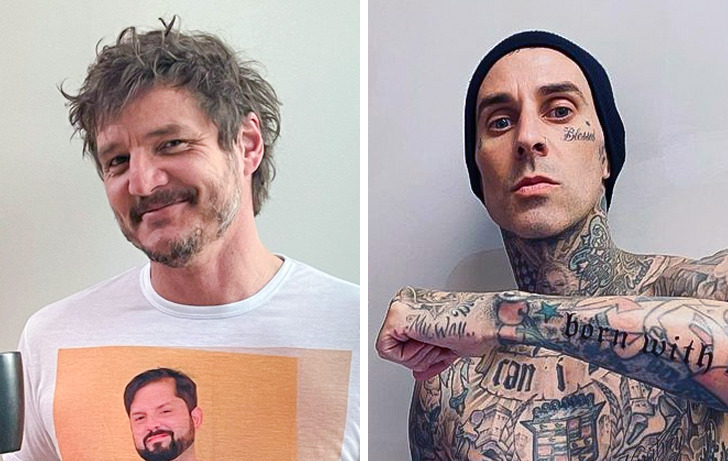 Pedro Pascal and Travis Barker — 47 years old