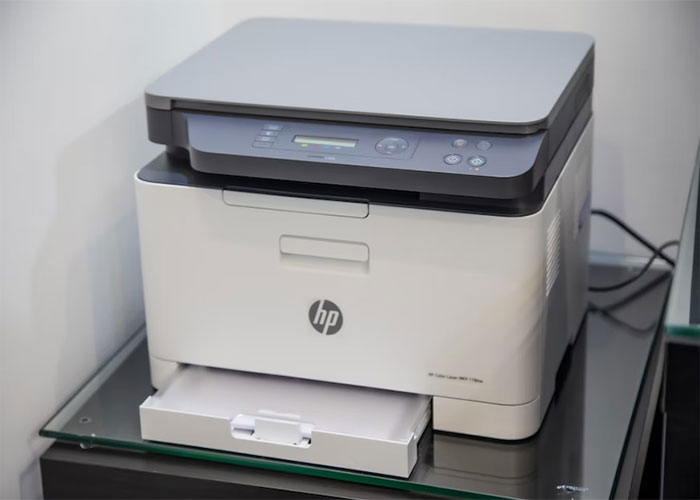 The toner in your printer is plastic being melted on to the paper.
