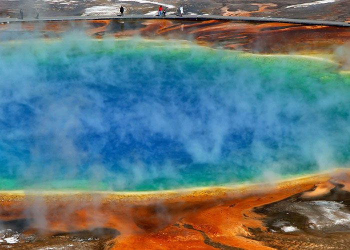 The Yellowstone super volcano.