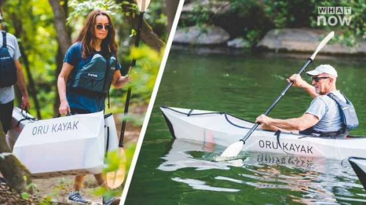 "This foldable Kayak that weighs only 20lbs"