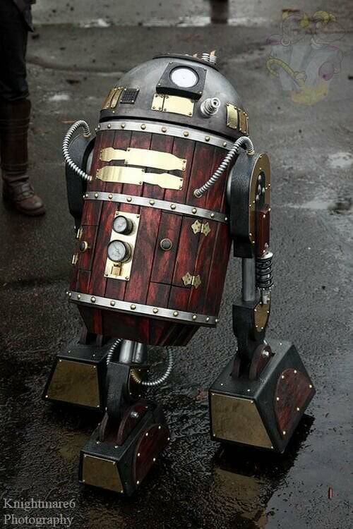 "Remote Controlled Steampunk R2D2"