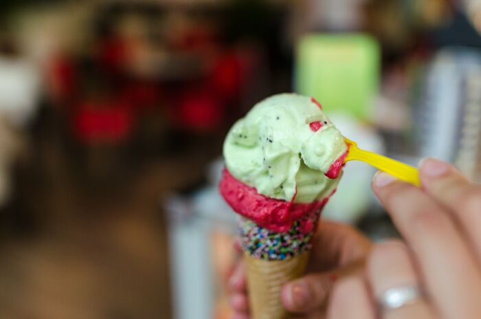 Every year there's some dryers ice cream contest in our area. You write an essay about what you would do if you had a year's supply of ice cream. My aunt wins almost every year. She always writes about how she would host an ice cream party for all the neighborhood kids. She wins, gets a years supply of ice cream, the party never happens, she gives a bunch of Icecream to us and we hoarde it.