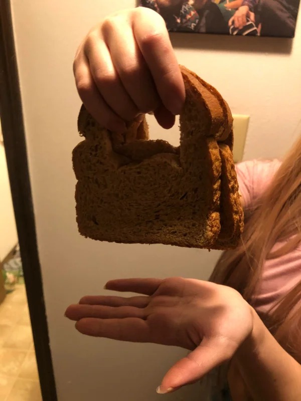 “My loaf of bread had a hole nearly all the way through.”