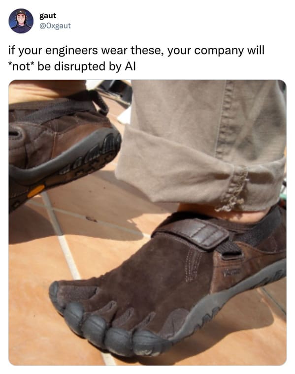 gaut if your engineers wear these, your company will not be disrupted by Al