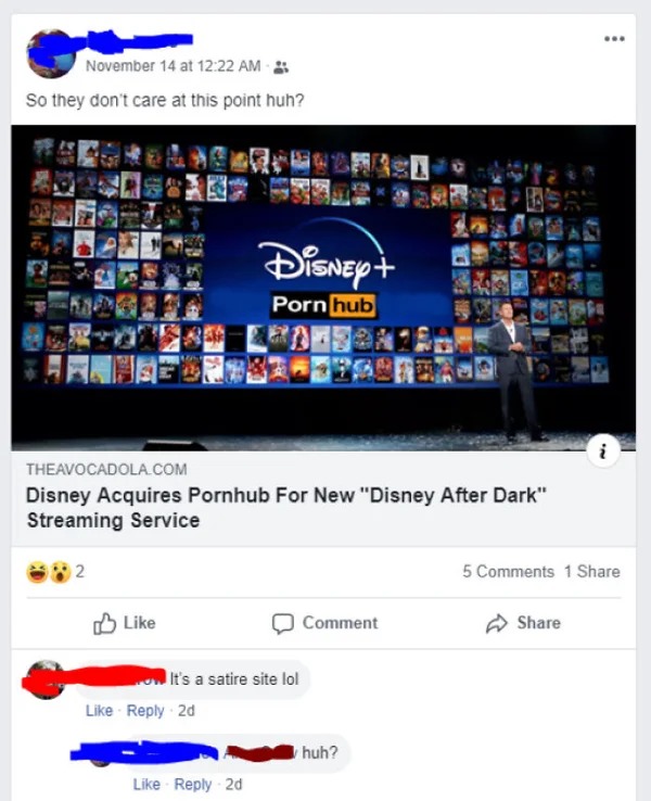people who missed the joke - disney plus south africa price - November 14 at So they don't care at this point huh? Kag Theavocadola.Com Disney Acquires Pornhub For New "Disney After Dark" Streaming Service 2 Disney Porn hub It's a satire site lol 2d 2d Co