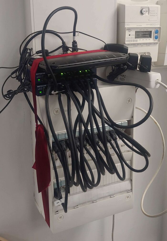 The Network Installation At My Job. It Is As Stable As You Think