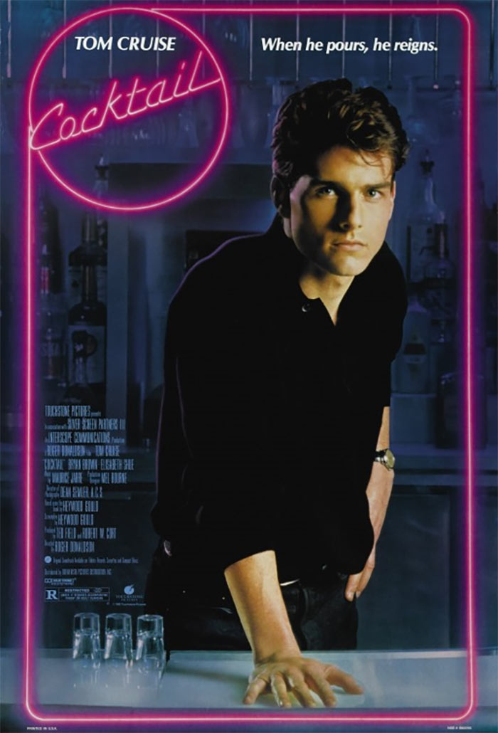 that of the two 1988 films starring Tom Cruise, one of them (Rain Man) won the Oscar for Best Picture, while the other (Cocktail) won the Razzie for Worst Picture.