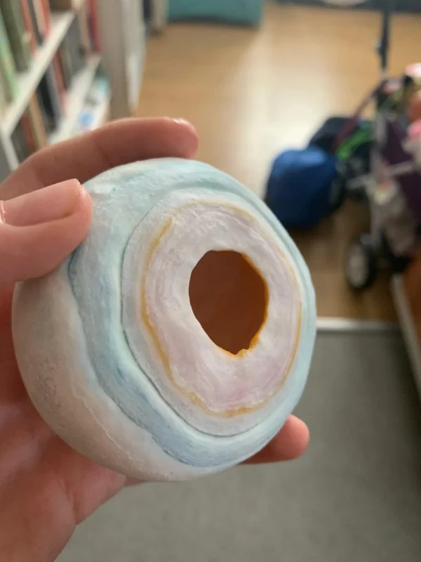 “My “giant” jawbreaker was hollow in the centre.”