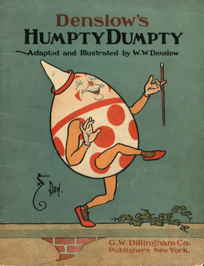 fascinating facts - humpty dumpty german - Denslow's Humptydumpty Adapted and Illustrated by W.W Denslow E Den. gl Pr G.W. Dillingham Co. Publishers New York.