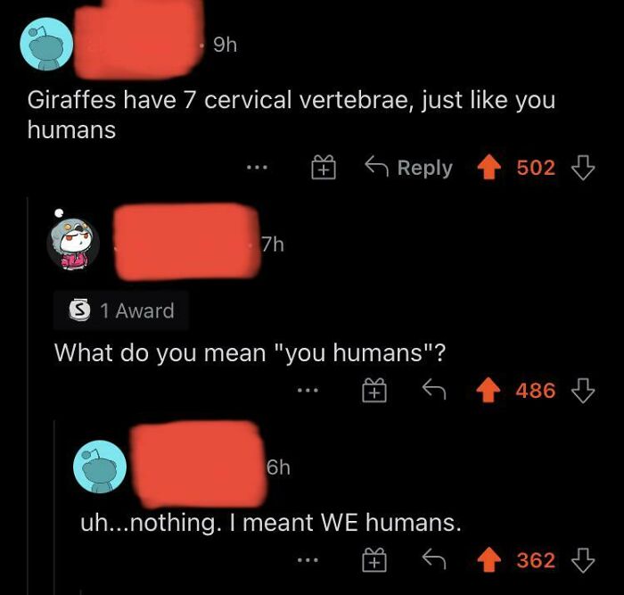 screenshot - cervical vertebrae, just you humans