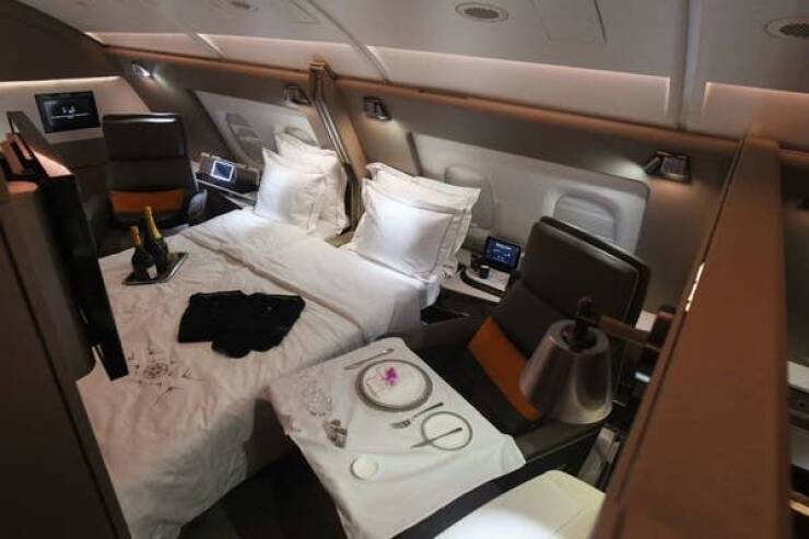 This is what a first class seat on Singapore Airlines looks like: