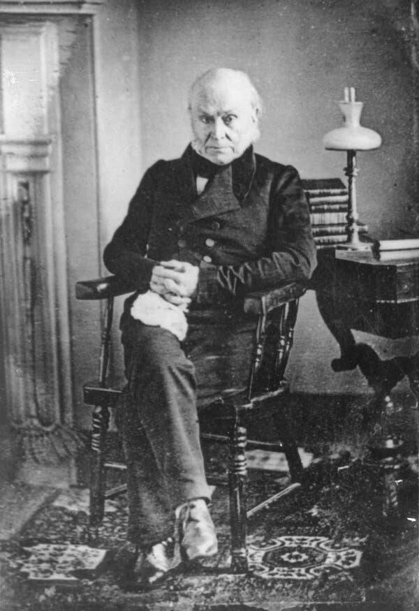 John Quincy Adams was the first US president ever photographed. Here he is in 1840, more than a decade after his presidency: