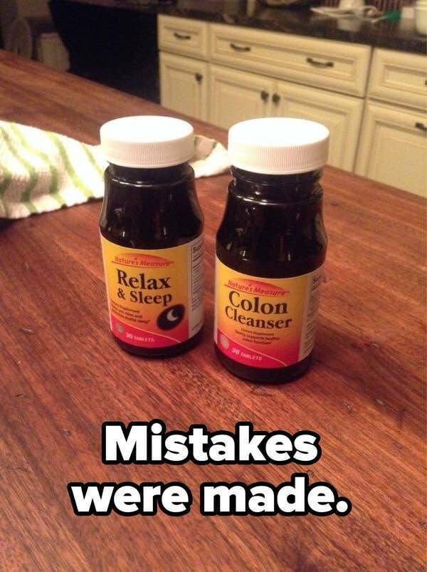 people having a bad day -  condiment - Nature's Meatu Relax & Sleep 30 Tablets Matures Measure Colon Cleanser 30 Tablets Mistakes were made.