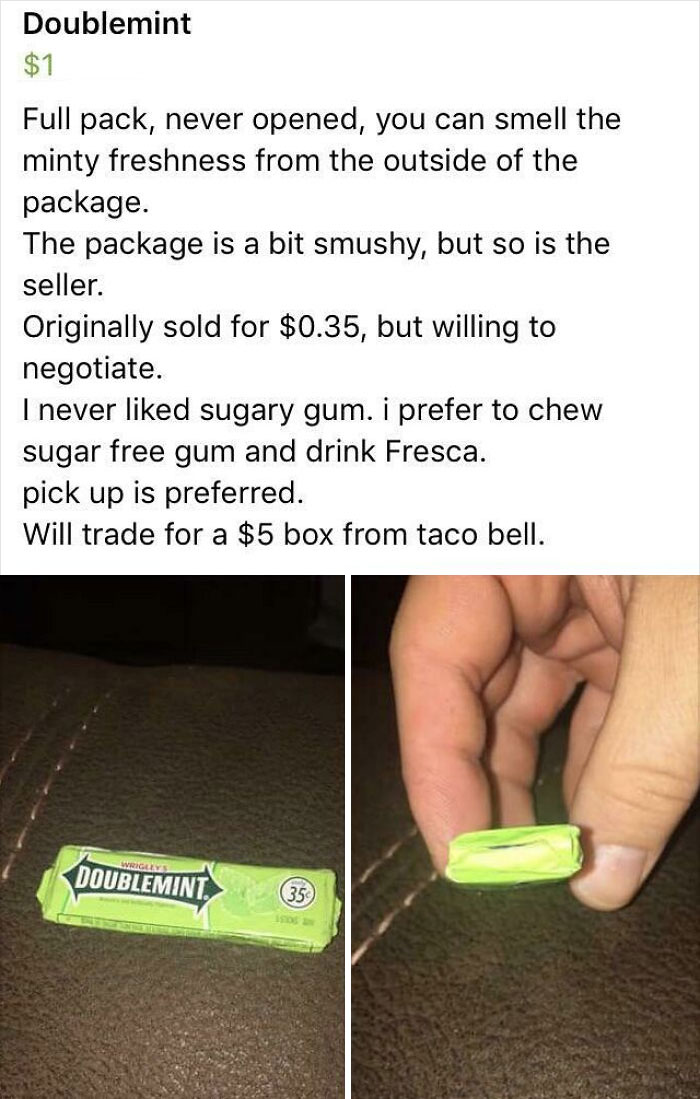 50 Crazy Things People Sold On Facebook Marketplace.