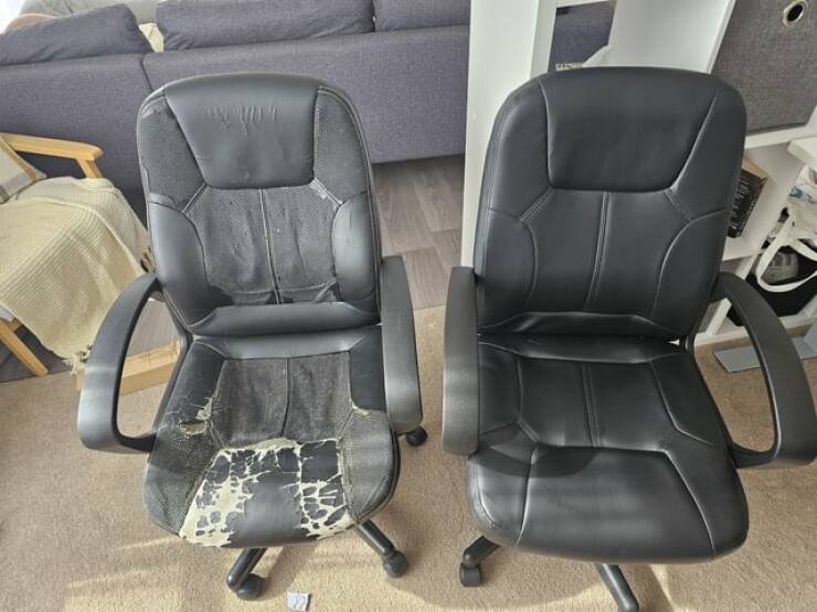 "After almost 8 years of service, I replaced my office chair with an exact replica I happened to have bought from the exact same store"