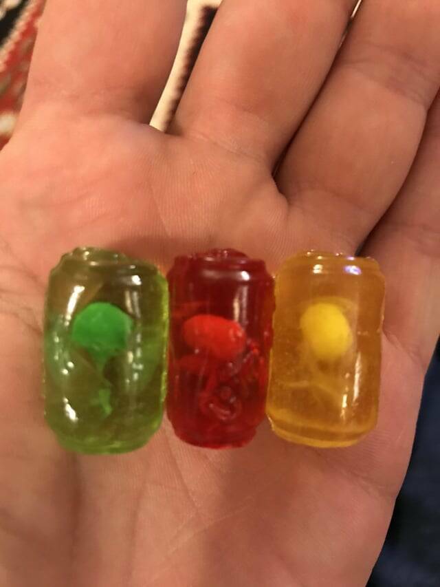 "My gummies have lil brains inside"