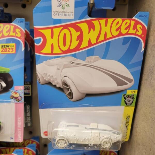 "A HotWheels car for the Blind"