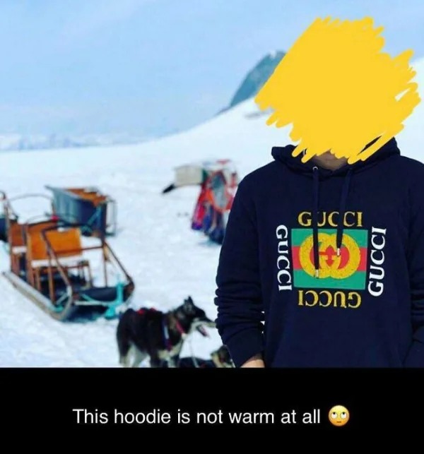 Humble Brag - winter - Gucci G Jc Ci This hoodie is not warm at all 5 Gucci