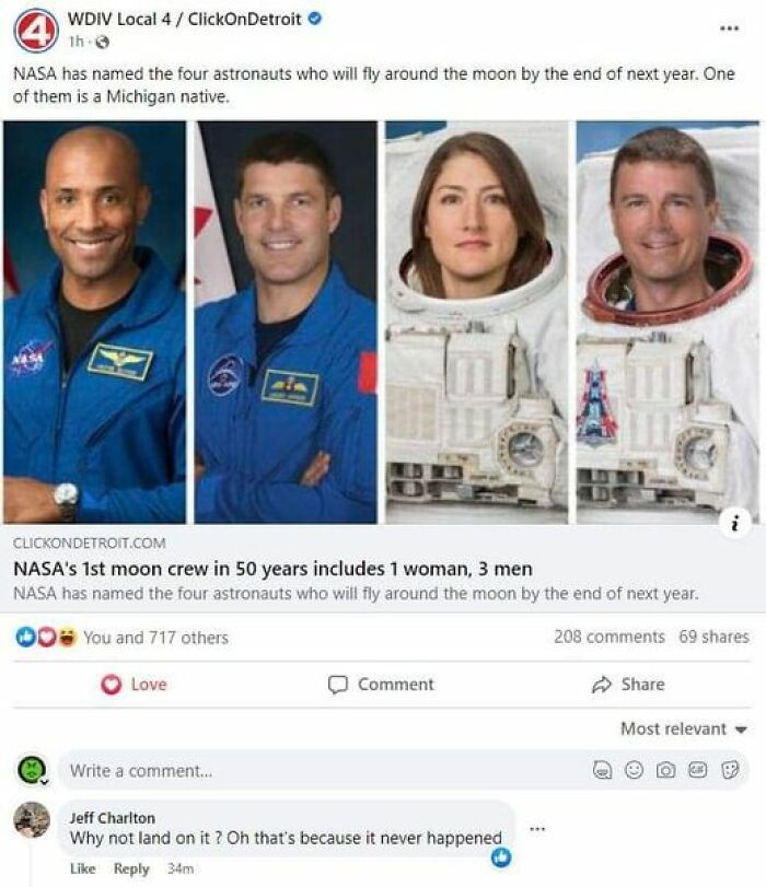 confidently incorrect - christina koch jeremy hansen victor glover and reid wiseman - Wdiv Local 4 ClickOnDetroit 1hO Nasa has named the four astronauts who will fly around the moon by the end of next year. One of them is a Michigan native. Clickondetroit