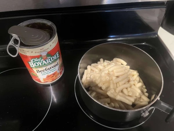 “Beefaroni without any beef.”