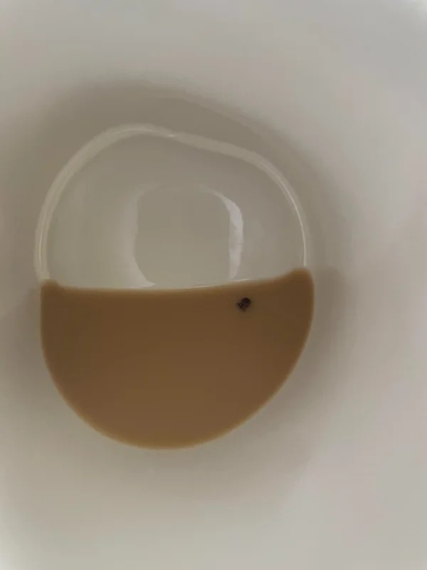 “Last sip of coffee, felt something in my mouth. Spit it out thinking it’s some grounds or something. Nope, it’s a tick.”