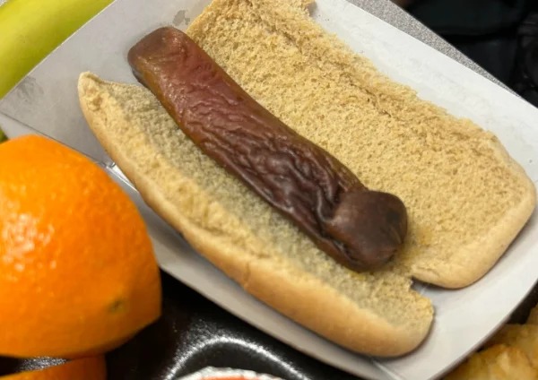 “The “hotdog” served at my highschool.”