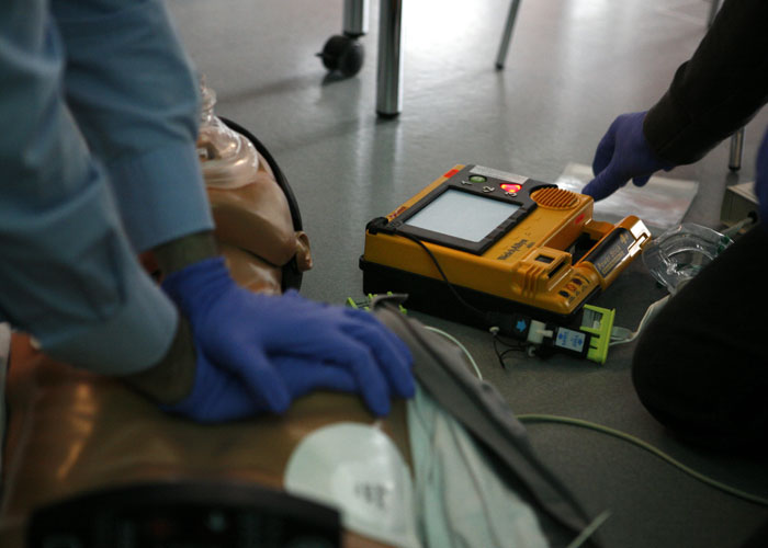 that when a man had a heart attack at a grocery store in rural Minnesota, 20 people lined up and performed CPR on him for over 90 minutes until paramedics arrived - and he survived