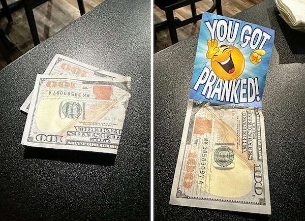 terrible customers - you got pranked tip - 100 Belia Deamer Con Red Dollars Thed States Mk 38583097 A Pranked You Got Dred Dollars Kto Stevesekre Opamerica Frank S re Toy 3729 alle A Matice Ook Mk 38583097 A