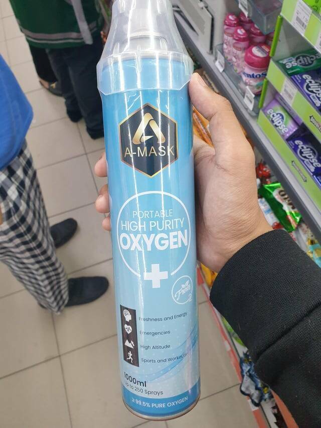 fascinating photos of unique things - drink - AMask Portable High Purity Oxygen 14 4814 Freshness and Energy Emergencies High Altitude Sports and Workout 1000ml oto 250 Sprays 299.5% Pure Oxygen nto eclipse eclipse 418 asdi