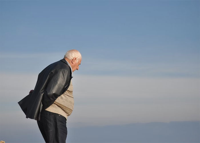 I was over at my parents house and watering their plants this winter when they were on vacation. I go to my car and put in the reverse and this old man walking on the pavement and I make eye contact. He smiles at me and I smile back. And then I am out on the way and putting in the forward and going to drive away and I still look at this old man. But then when I look forward and start driving away he is absolutely GONE. I look in all the mirrors and turn my neck and he is nowhere to be seen. Just gone.