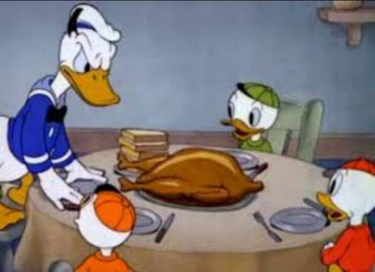 cursed images  - blursed thanksgiving