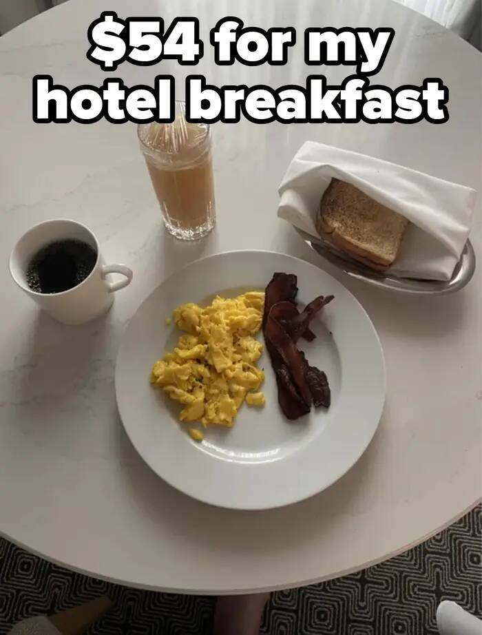 buyers remorse - too - $54 for my hotel breakfast
