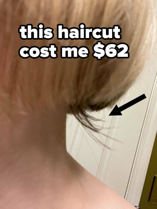 buyers remorse - eyelash - this haircut cost me $62
