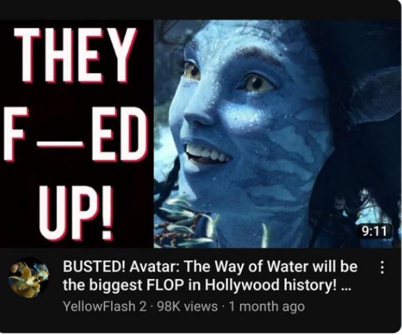 poorly aged posts - hogwarts legacy jk rowling - They FEd Up! Busted! Avatar The Way of Water will be the biggest Flop in Hollywood history! ... YellowFlash views 1 month ago