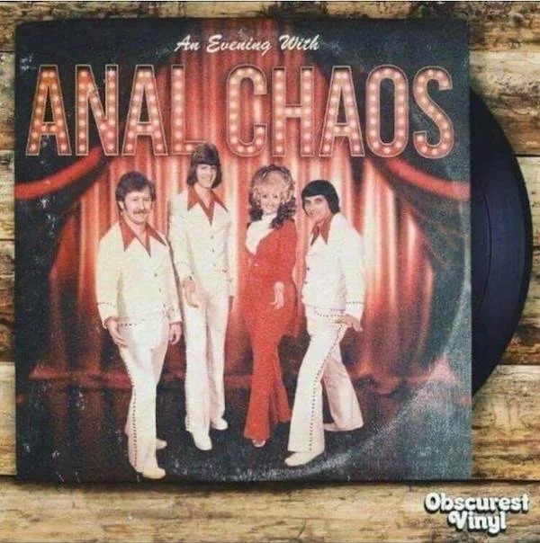 spicy memes - album cover - An Evening With Anal Chaos Obscurest Vinyl