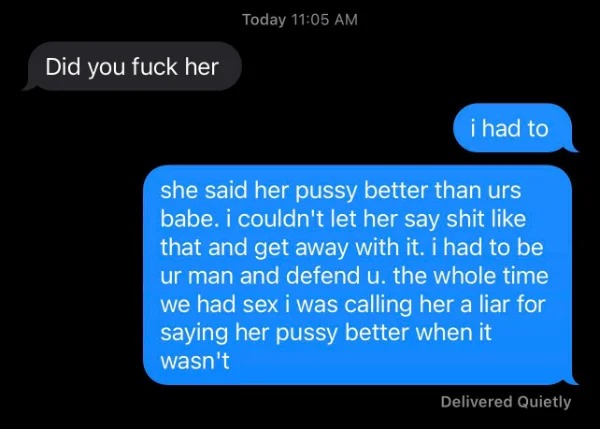 hold up a minute pics - toxic bosses texts - Did you fuck her Today i had to she said her pussy better than urs babe. i couldn't let her say shit that and get away with it. i had to be ur man and defend u. the whole time we had sex i was calling her a lia