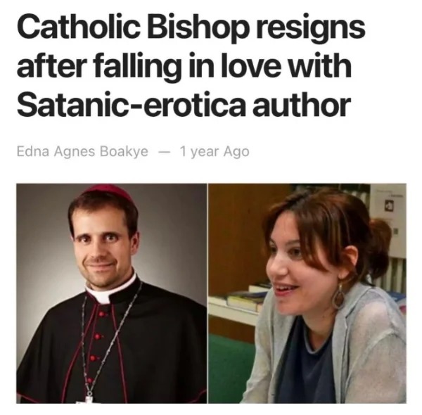 hold up a minute pics - Catholic Bishop resigns after falling in love with Satanicerotica author Edna Agnes Boakye 1 year Ago