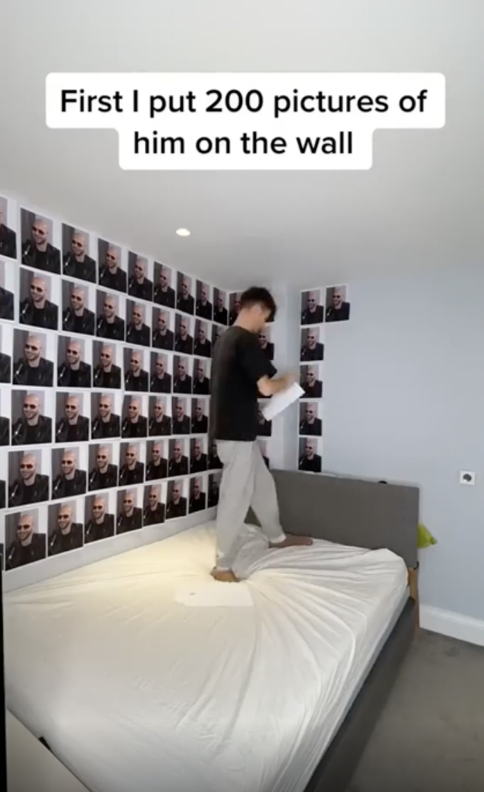 facepalms and fails - room - First I put 200 pictures of him on the wall