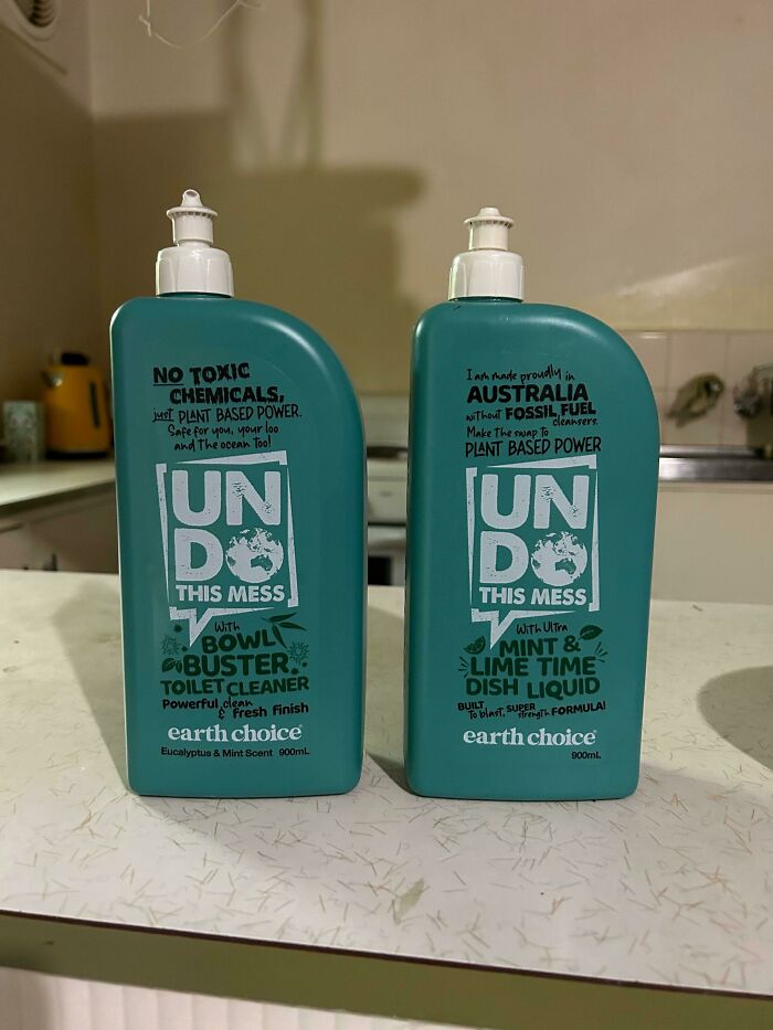 designs that failed - liquid - No Toxic Chemicals, just Plant Based Power. Safe for you, your loo and the ocean too! Un Do This Mess With Bowl Buster. Toilet Cleaner Powerful clean Fresh finish earth choice Eucalyptus & Mint Scent 000ml. 17 I am made prou