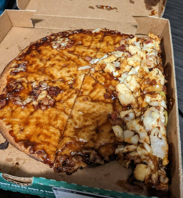 “GrubHub delivered the pizza I ordered…”