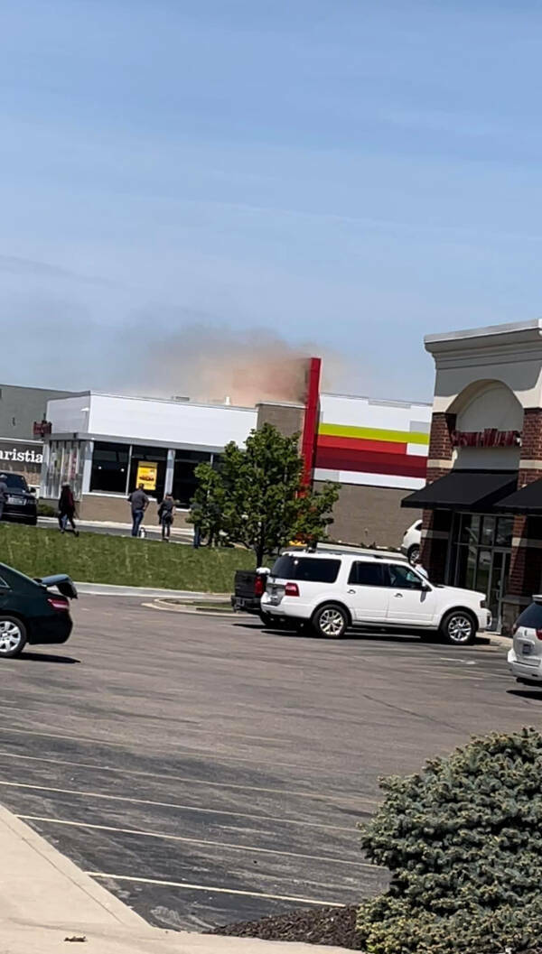 “New highly anticipated Taco John’s opened yesterday, caught on fire today.”