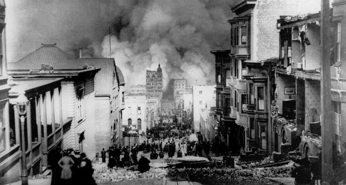 after the fires that followed the 1906 San Francisco earthquake, many insurance companies tried to avoid covering the losses, except for Lloyd's of London: "Pay all of our policyholders in full, irrespective of the terms of their policies." This cemented Lloyd's reputation in the U.S.