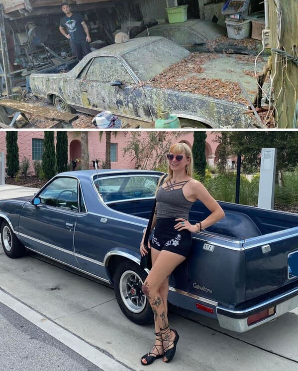 “A Friend’s Aunt Gifted Me Her Deceased Father’s Car. “If You Think You Can Get It Running, You Can Have It”. Before And After”