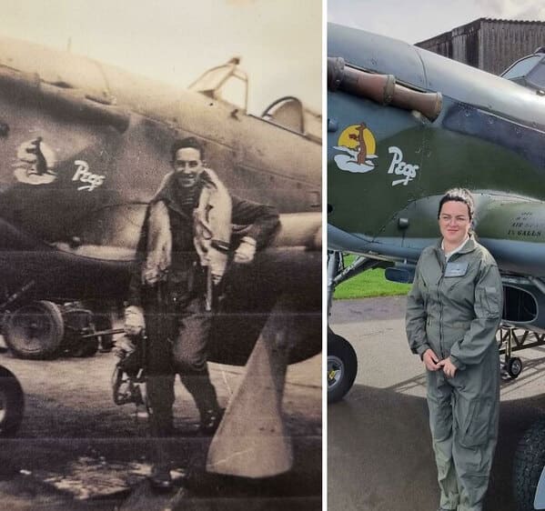 “Today I Got To Fly In My Grandfather’s Restored WW2 Hurricane”