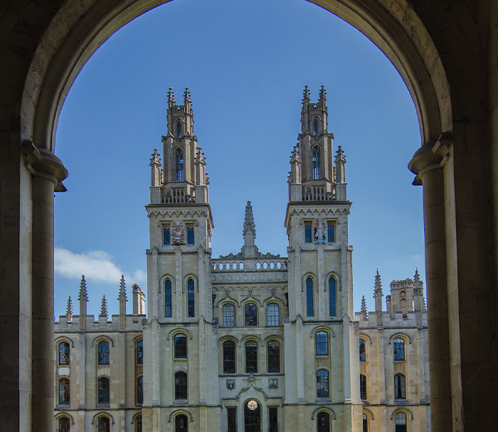 The Oxford university in England existed centuries before the rise and fall of the Aztec civilization.