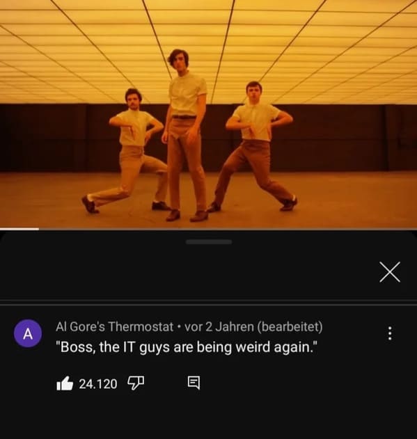 cursed comments - gif half alive dance